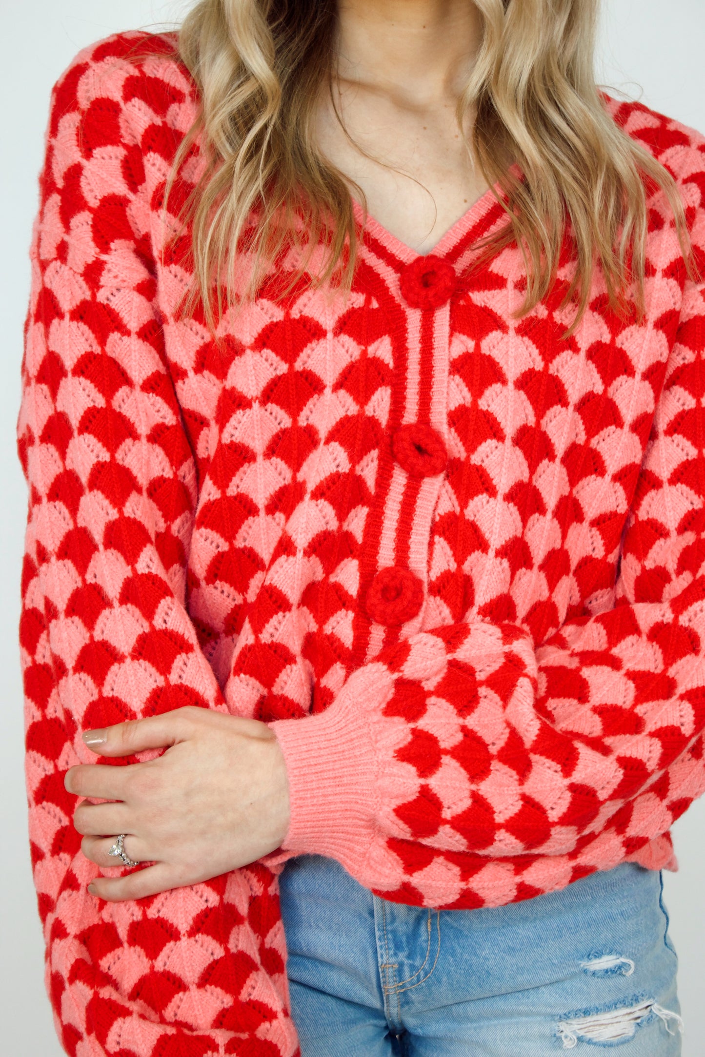 Ruby Scalloped Cardigan