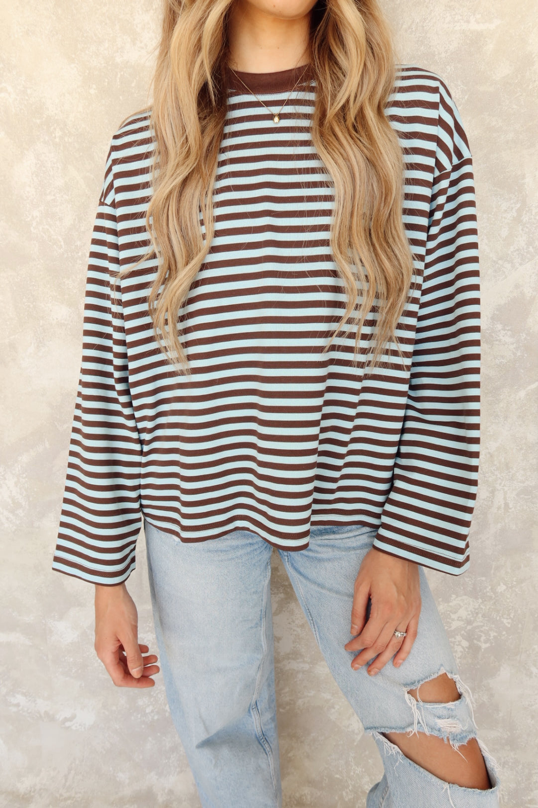 Jane Oversized Striped Long Sleeve