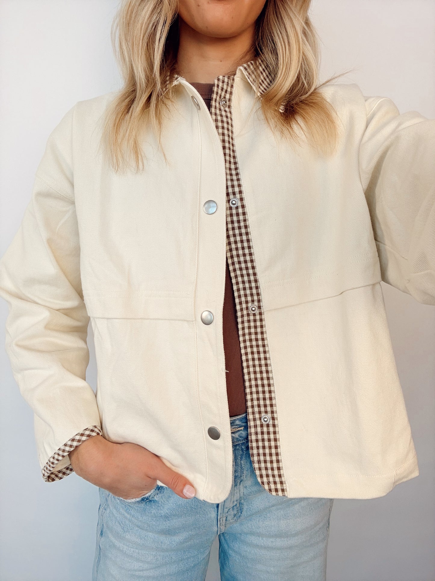 Gingham Barn Jacket