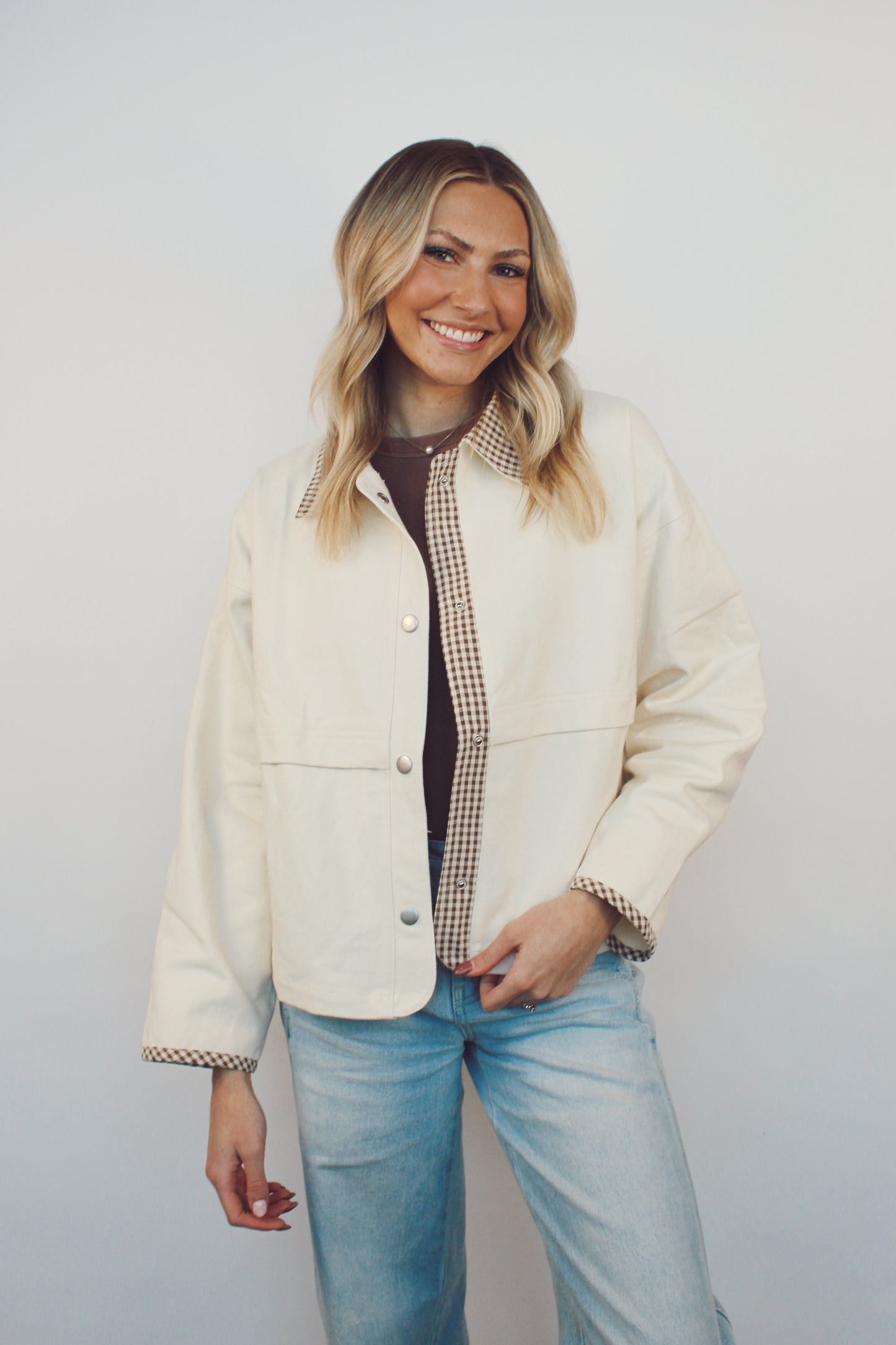 Gingham Barn Jacket