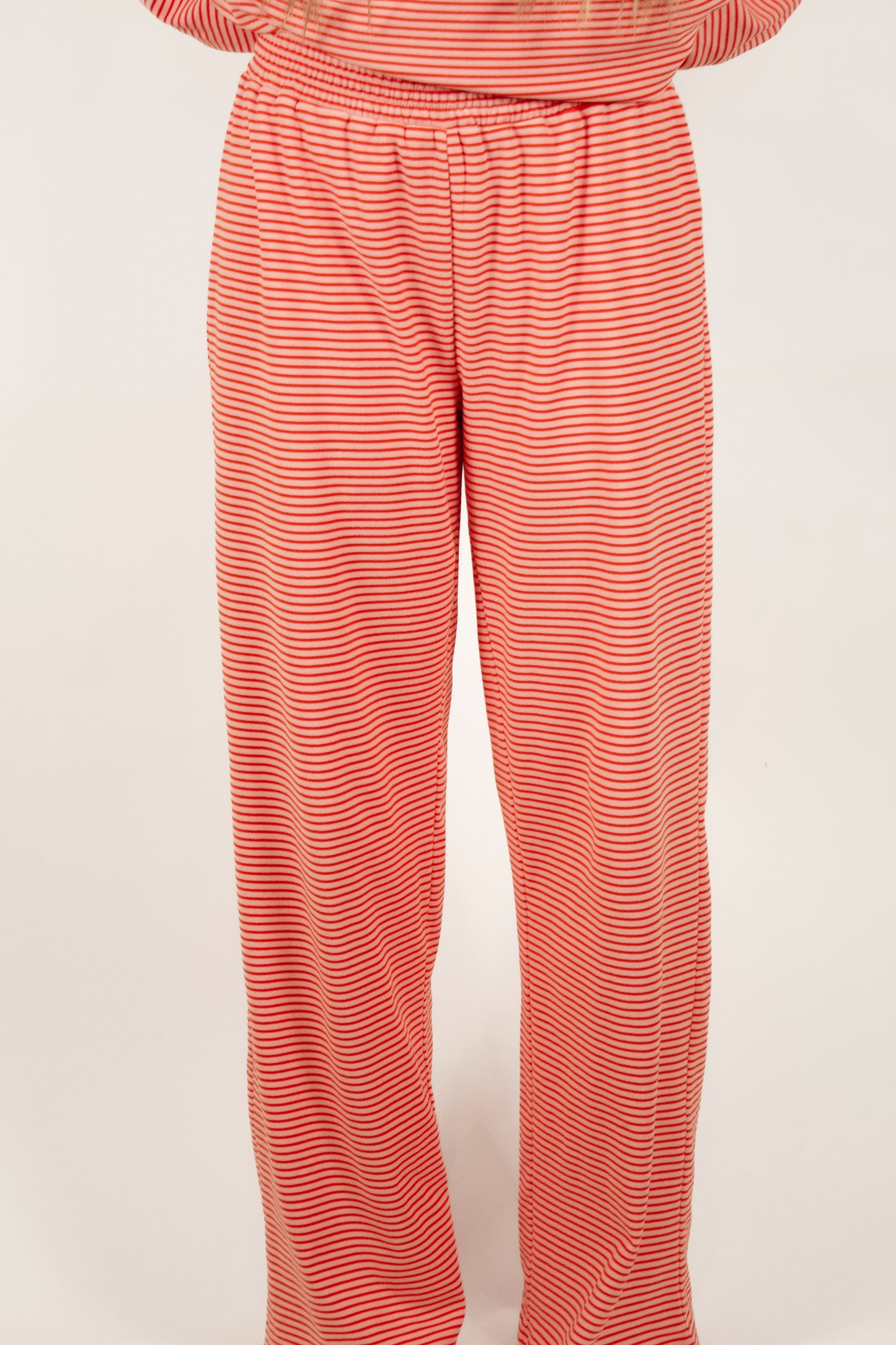 Pink Striped Matching Lounge Set